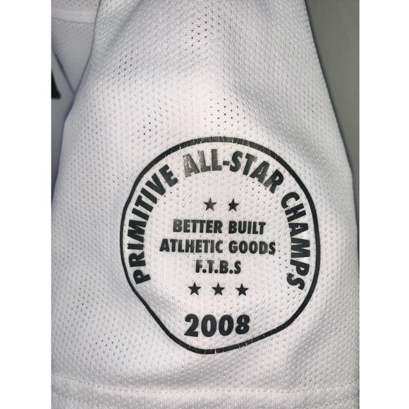 PRIMITIVE WORLDWIDE WHITE SOCCER JERSEY - Picture 4 of 5